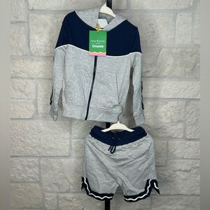 Isaac Mizrahi and Crayola NWT Boys Hoodie and Matching Short Set . Size 4 and 3